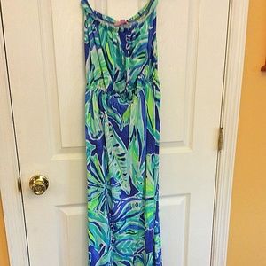 Lilly Pulitzer- Strapless- Maxi Dress